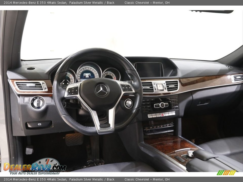 2014 Mercedes-Benz E 350 4Matic Sedan Paladium Silver Metallic / Black Photo #6