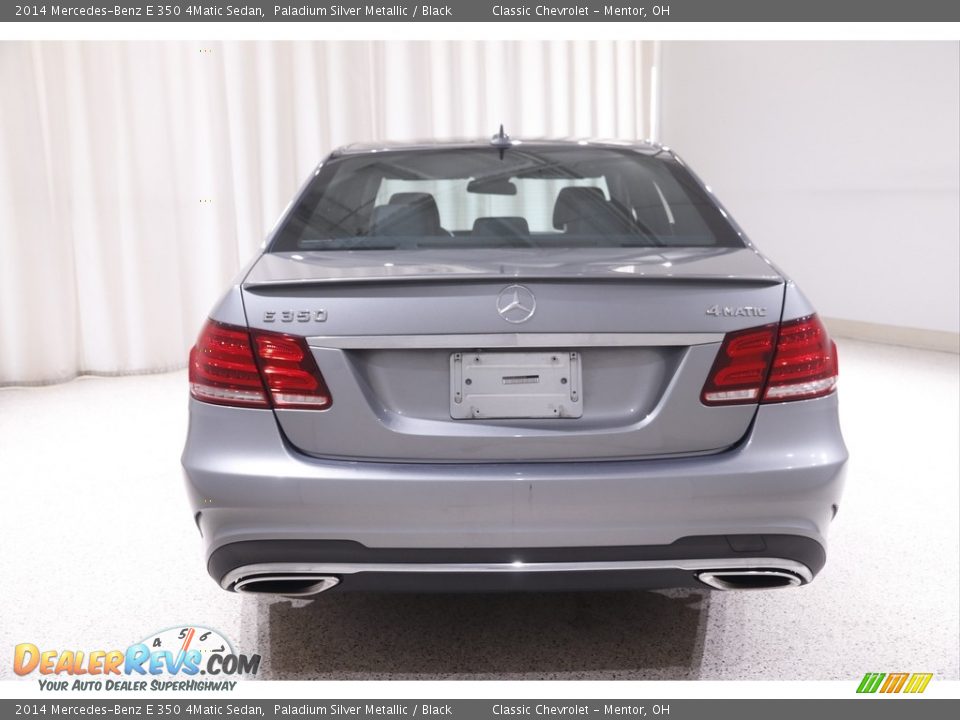 2014 Mercedes-Benz E 350 4Matic Sedan Paladium Silver Metallic / Black Photo #19