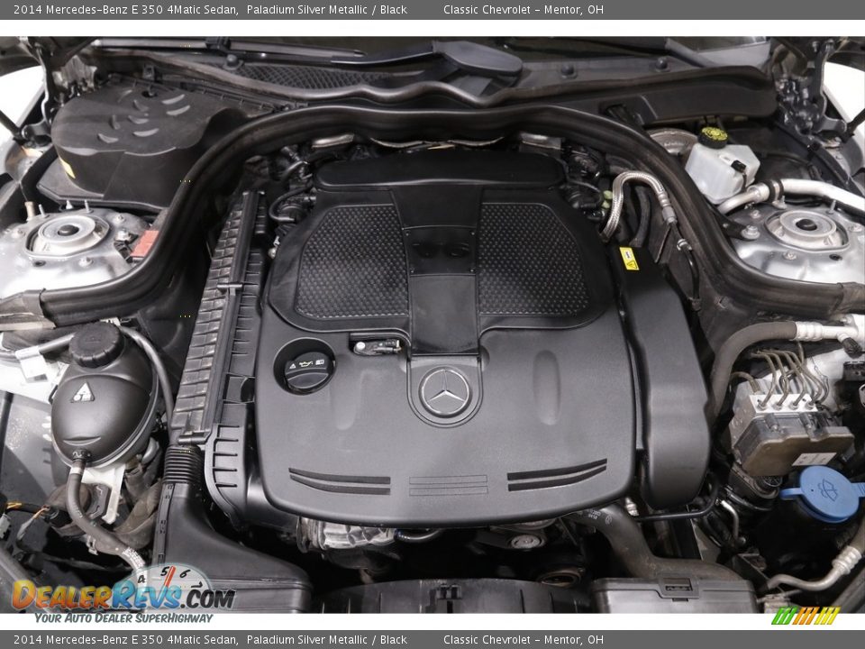 2014 Mercedes-Benz E 350 4Matic Sedan Paladium Silver Metallic / Black Photo #20