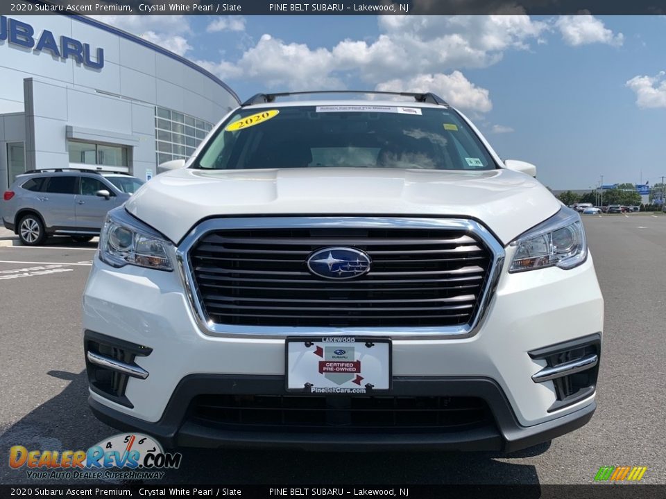 2020 Subaru Ascent Premium Crystal White Pearl / Slate Photo #15