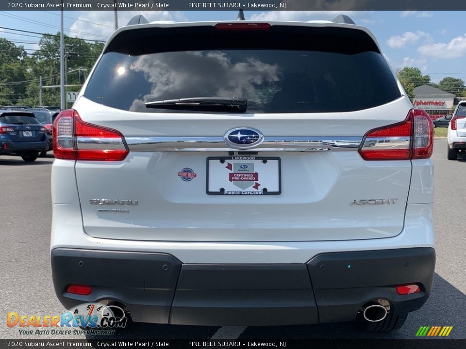 2020 Subaru Ascent Premium Crystal White Pearl / Slate Photo #18