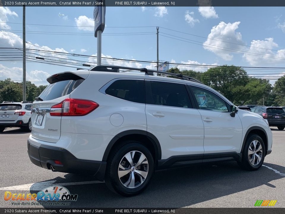 2020 Subaru Ascent Premium Crystal White Pearl / Slate Photo #20