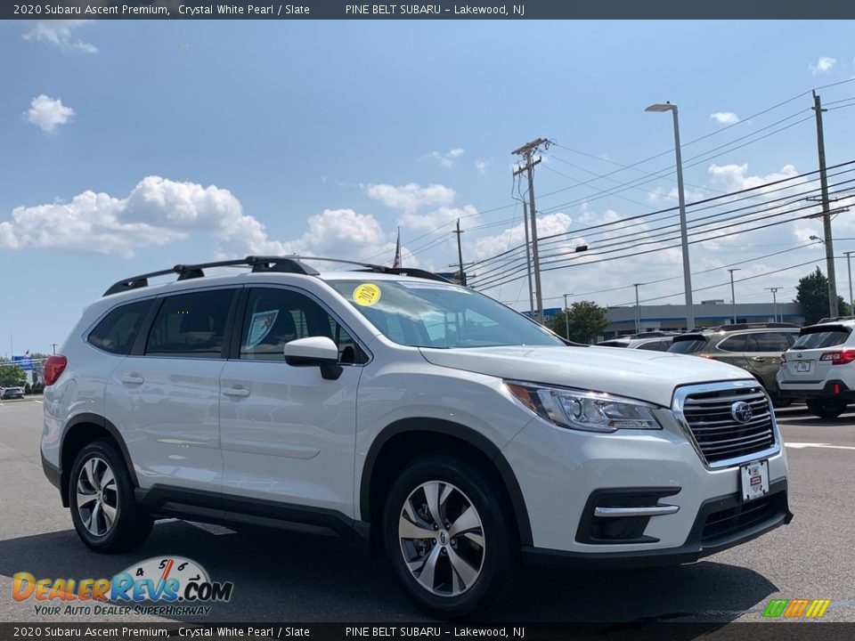 2020 Subaru Ascent Premium Crystal White Pearl / Slate Photo #22