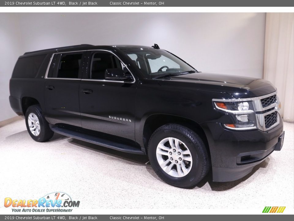 2019 Chevrolet Suburban LT 4WD Black / Jet Black Photo #1