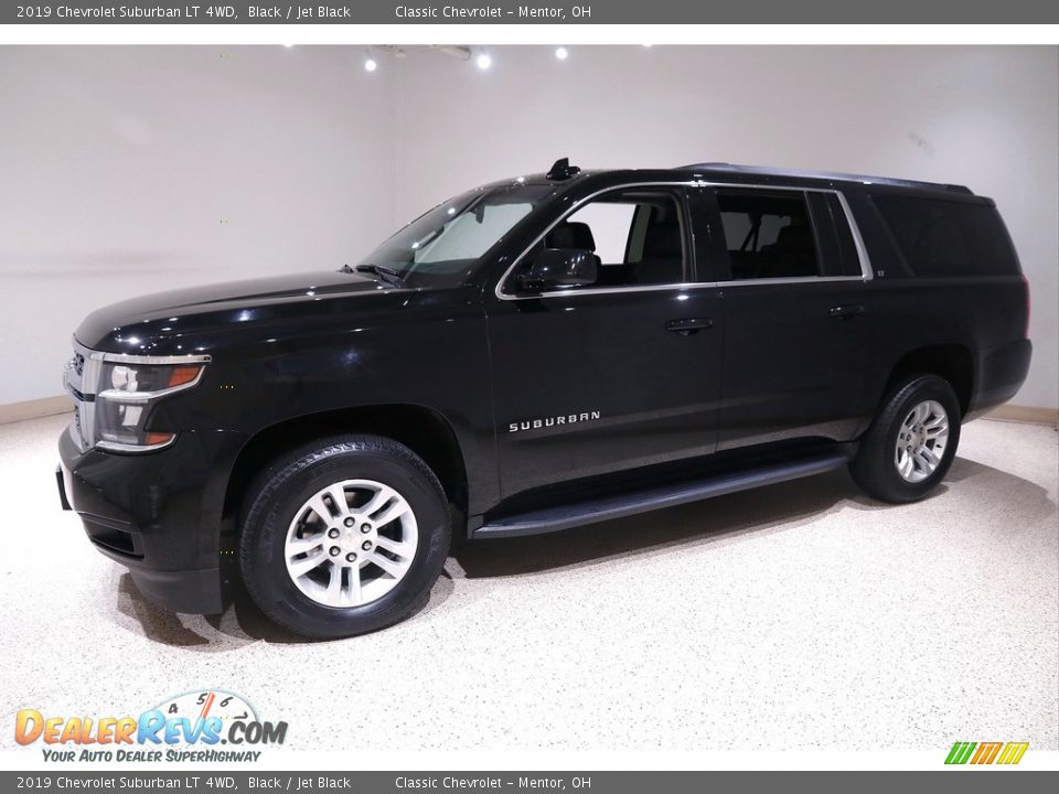 2019 Chevrolet Suburban LT 4WD Black / Jet Black Photo #3