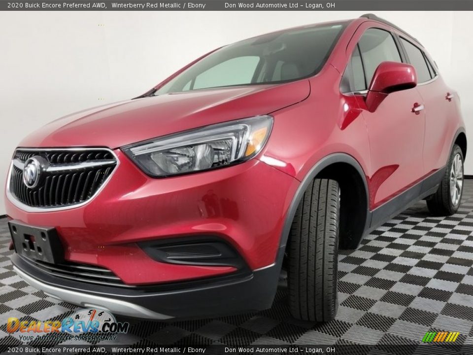 2020 Buick Encore Preferred AWD Winterberry Red Metallic / Ebony Photo #6