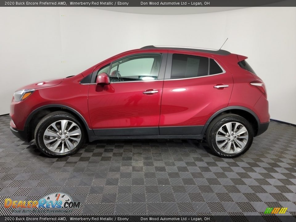 2020 Buick Encore Preferred AWD Winterberry Red Metallic / Ebony Photo #7