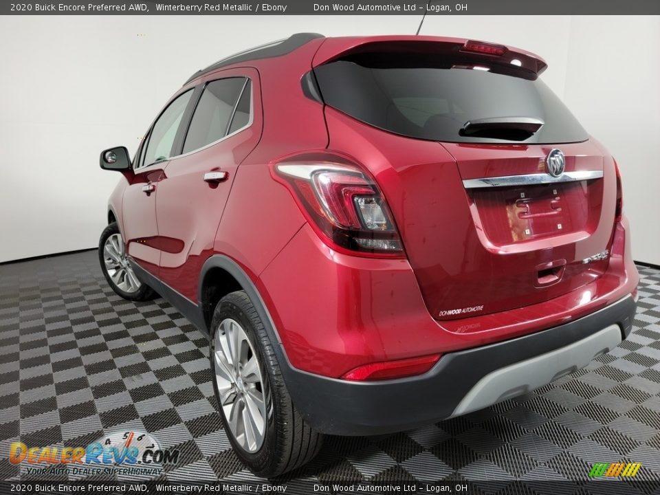 2020 Buick Encore Preferred AWD Winterberry Red Metallic / Ebony Photo #8