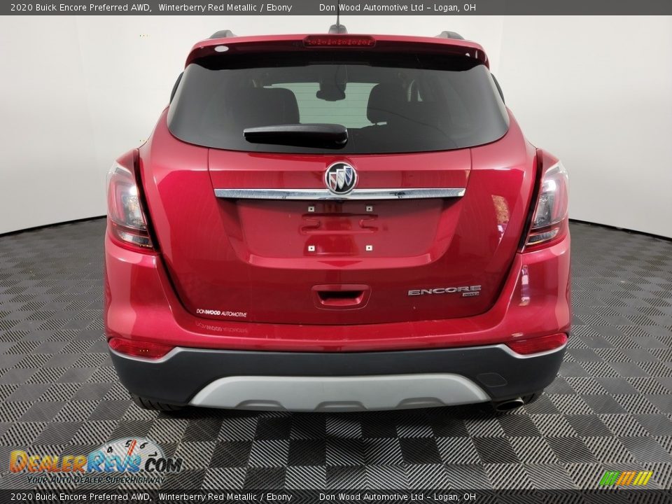 2020 Buick Encore Preferred AWD Winterberry Red Metallic / Ebony Photo #9