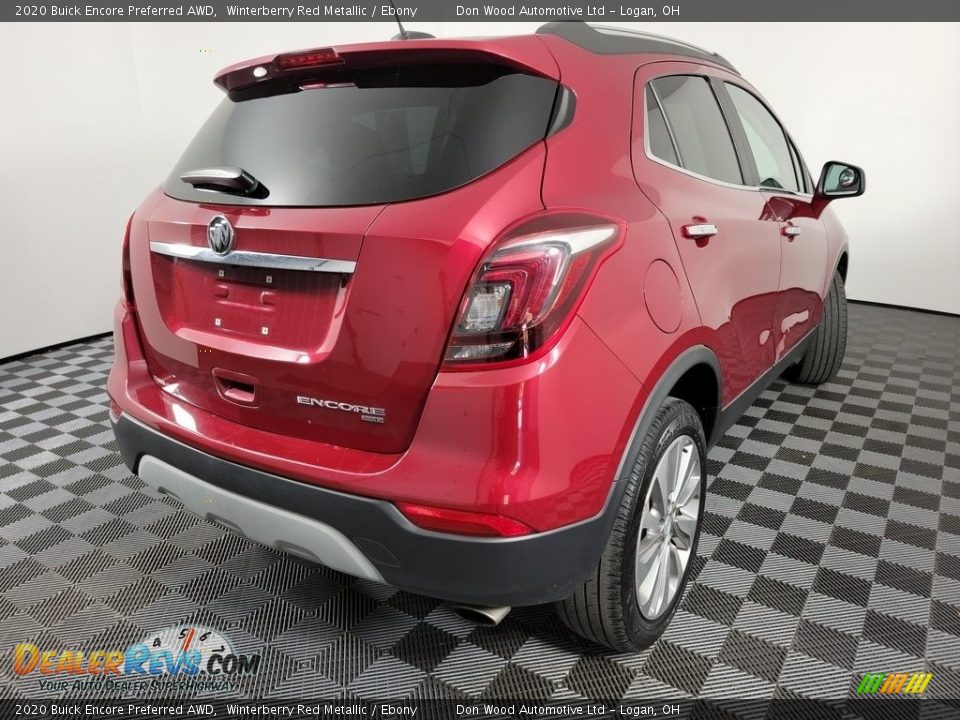 2020 Buick Encore Preferred AWD Winterberry Red Metallic / Ebony Photo #10
