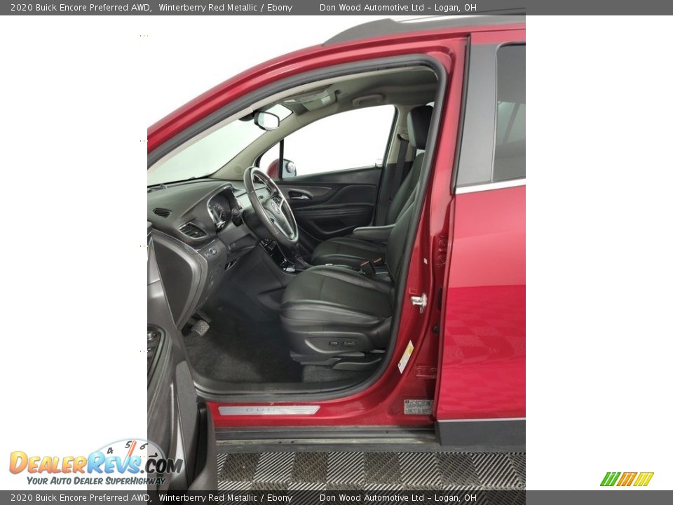 2020 Buick Encore Preferred AWD Winterberry Red Metallic / Ebony Photo #17