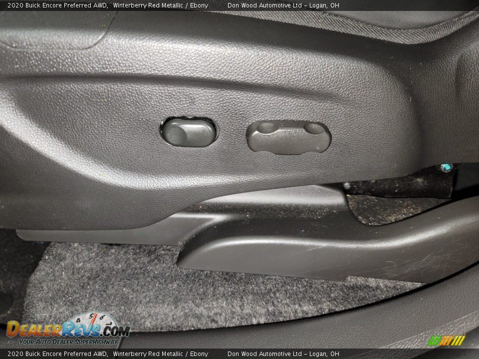 2020 Buick Encore Preferred AWD Winterberry Red Metallic / Ebony Photo #18