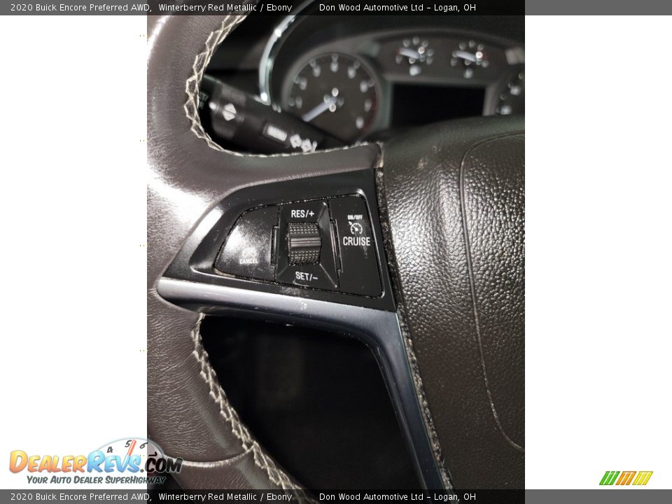 2020 Buick Encore Preferred AWD Winterberry Red Metallic / Ebony Photo #20