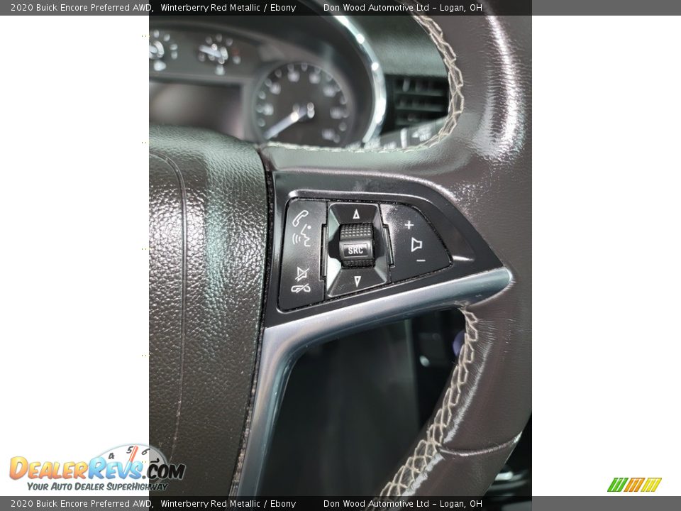 2020 Buick Encore Preferred AWD Winterberry Red Metallic / Ebony Photo #22