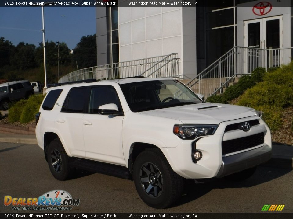 2019 Toyota 4Runner TRD Off-Road 4x4 Super White / Black Photo #1