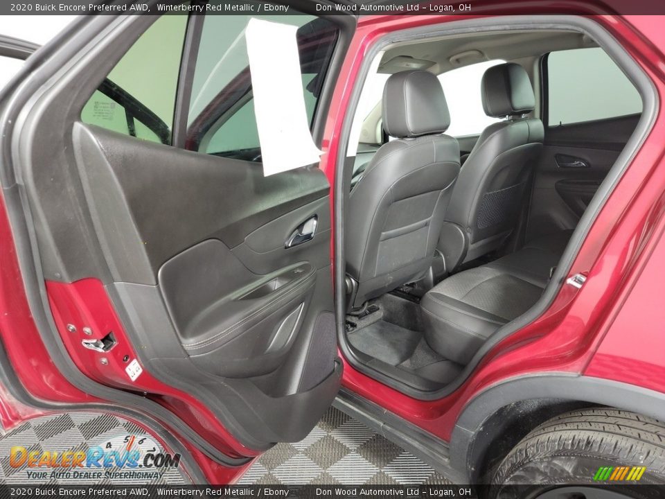 2020 Buick Encore Preferred AWD Winterberry Red Metallic / Ebony Photo #25