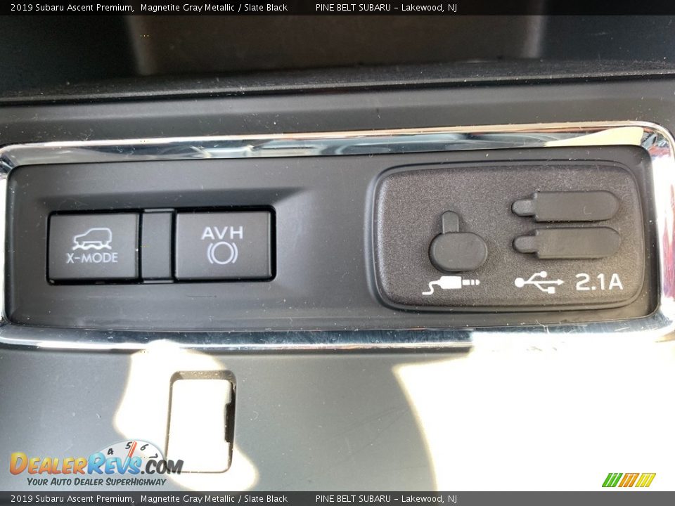 2019 Subaru Ascent Premium Magnetite Gray Metallic / Slate Black Photo #12