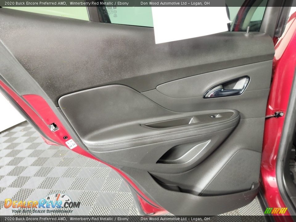 2020 Buick Encore Preferred AWD Winterberry Red Metallic / Ebony Photo #26