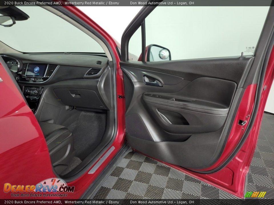 2020 Buick Encore Preferred AWD Winterberry Red Metallic / Ebony Photo #28