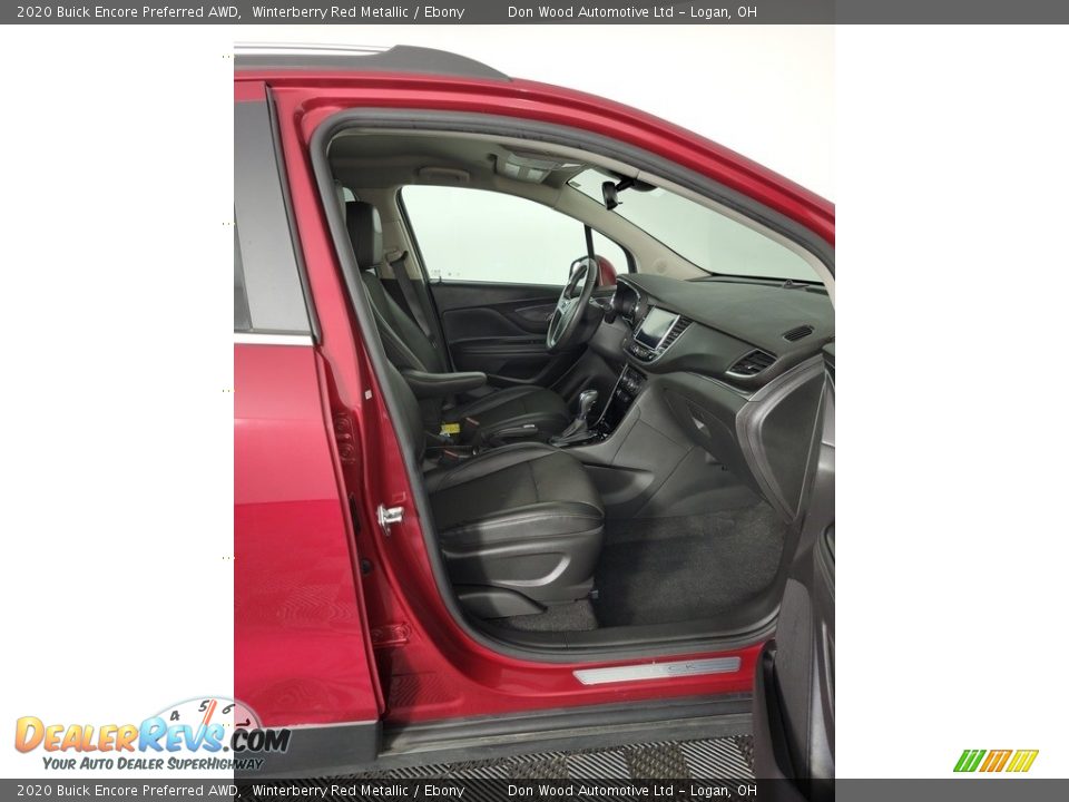 2020 Buick Encore Preferred AWD Winterberry Red Metallic / Ebony Photo #30