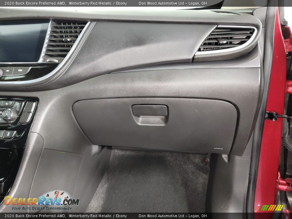 2020 Buick Encore Preferred AWD Winterberry Red Metallic / Ebony Photo #31