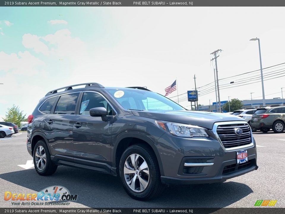 2019 Subaru Ascent Premium Magnetite Gray Metallic / Slate Black Photo #21