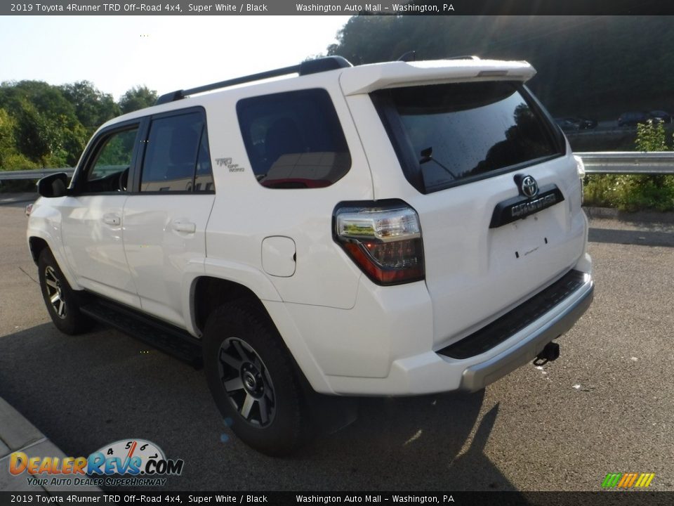 2019 Toyota 4Runner TRD Off-Road 4x4 Super White / Black Photo #16