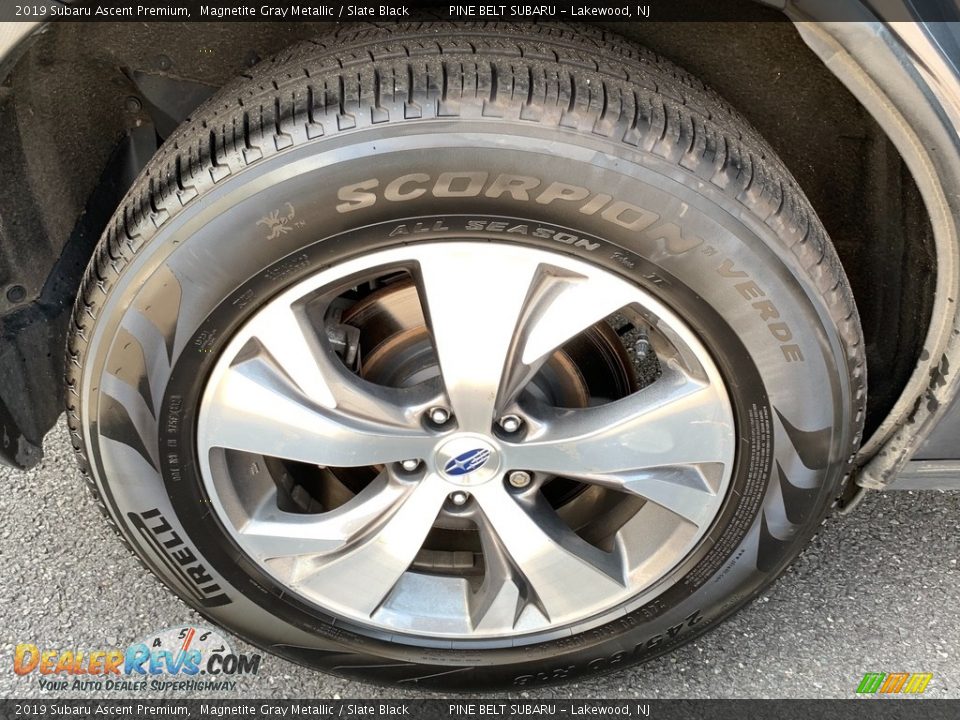 2019 Subaru Ascent Premium Magnetite Gray Metallic / Slate Black Photo #26
