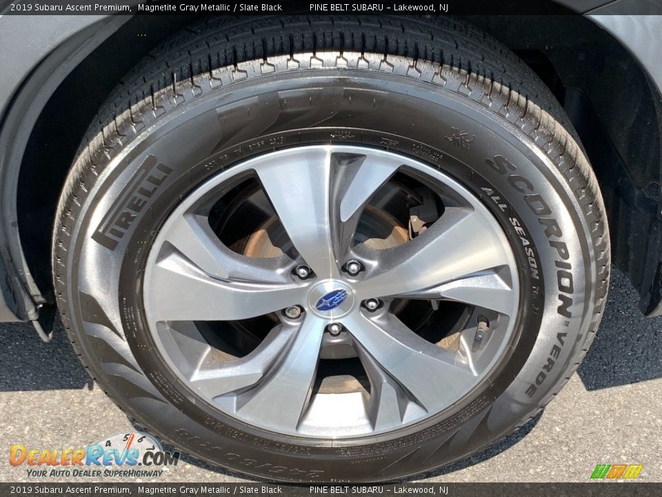 2019 Subaru Ascent Premium Magnetite Gray Metallic / Slate Black Photo #29