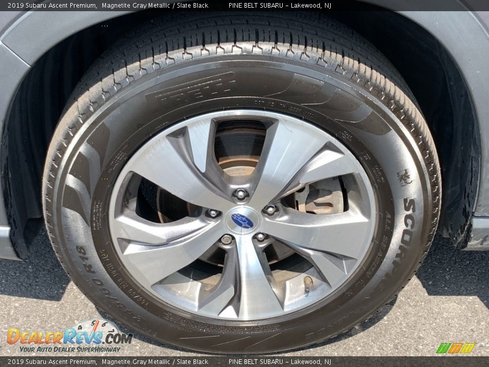2019 Subaru Ascent Premium Magnetite Gray Metallic / Slate Black Photo #33
