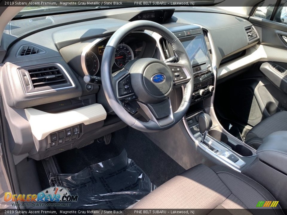 2019 Subaru Ascent Premium Magnetite Gray Metallic / Slate Black Photo #35