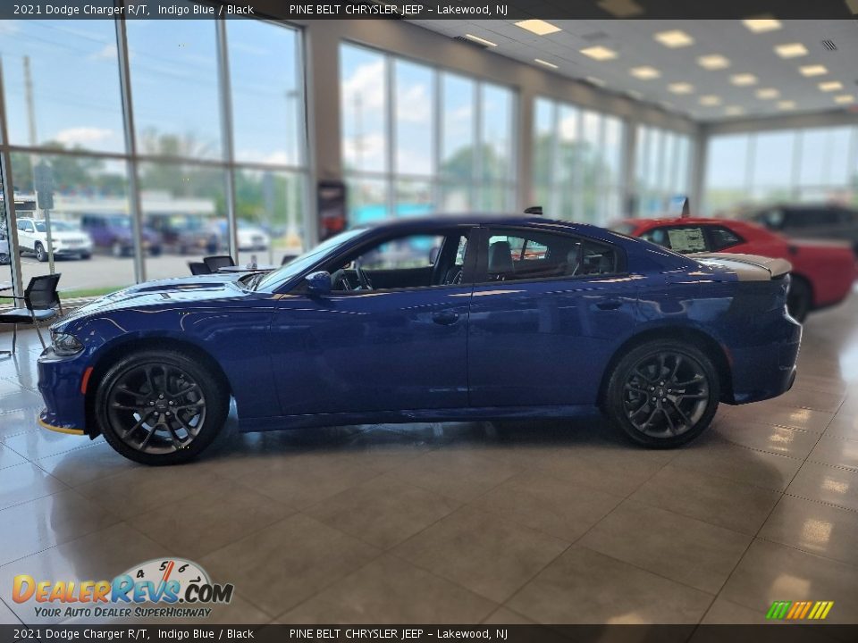 2021 Dodge Charger R/T Indigo Blue / Black Photo #3