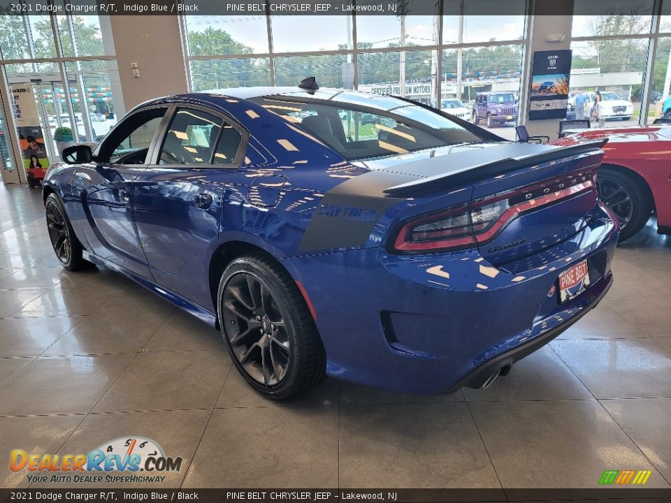 2021 Dodge Charger R/T Indigo Blue / Black Photo #4