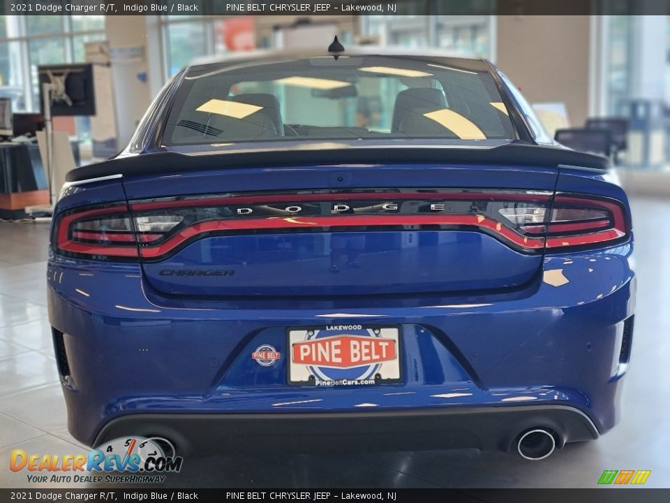 2021 Dodge Charger R/T Indigo Blue / Black Photo #5