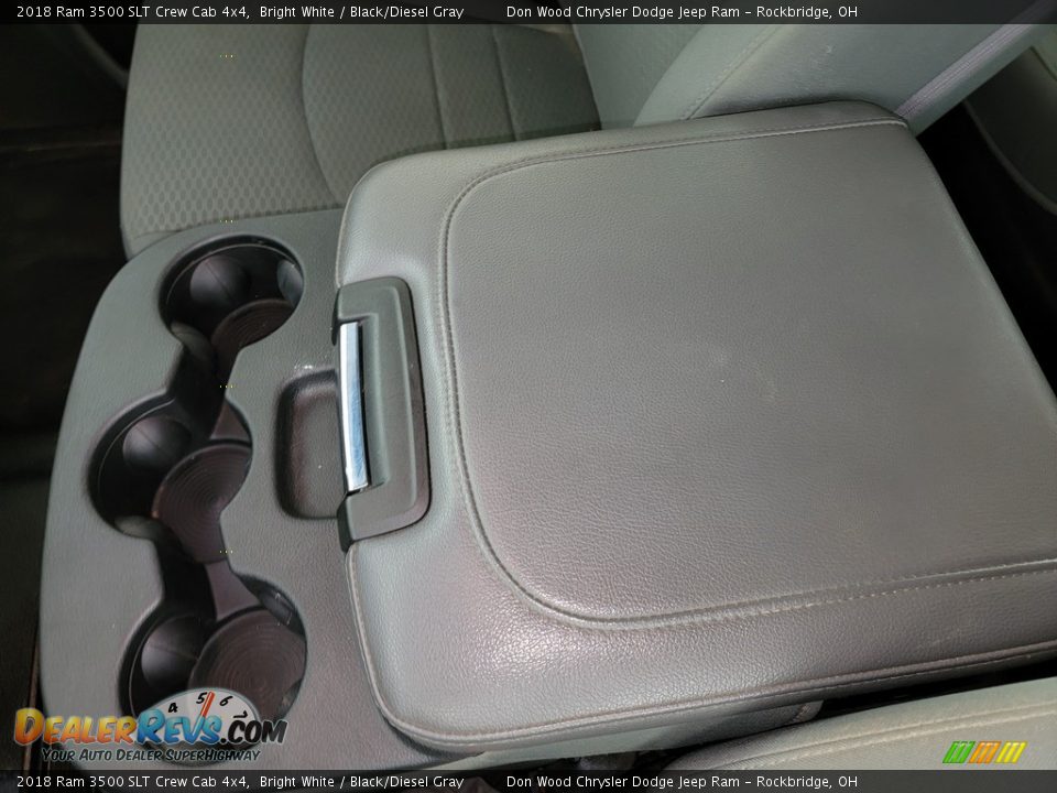 2018 Ram 3500 SLT Crew Cab 4x4 Bright White / Black/Diesel Gray Photo #21