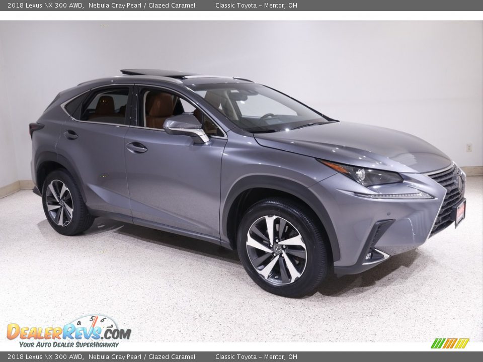 2018 Lexus NX 300 AWD Nebula Gray Pearl / Glazed Caramel Photo #1