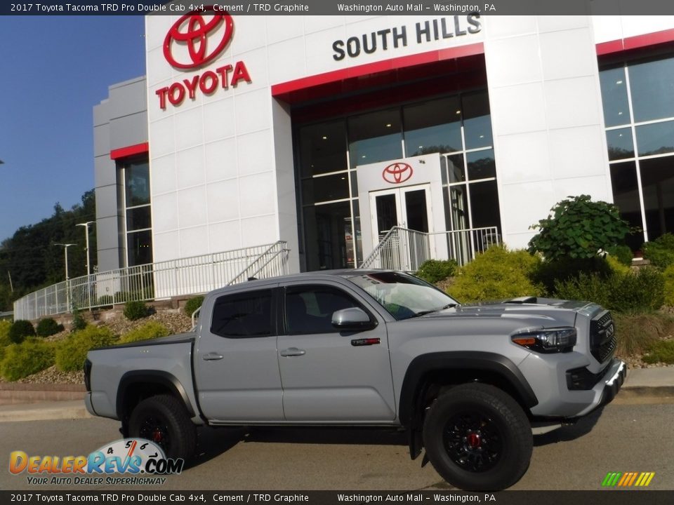 2017 Toyota Tacoma TRD Pro Double Cab 4x4 Cement / TRD Graphite Photo #2