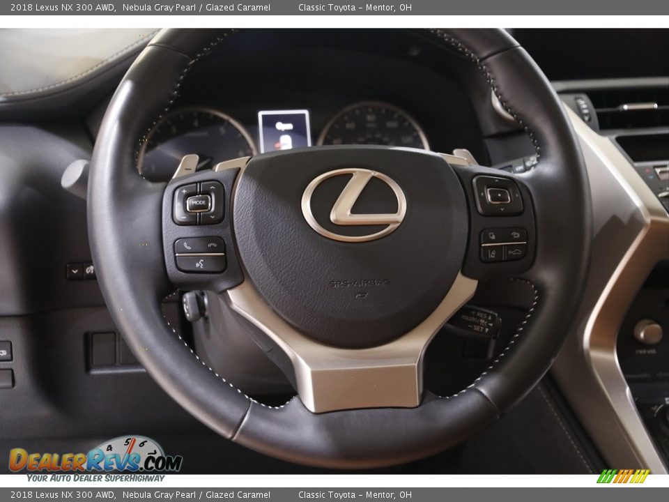 2018 Lexus NX 300 AWD Nebula Gray Pearl / Glazed Caramel Photo #7