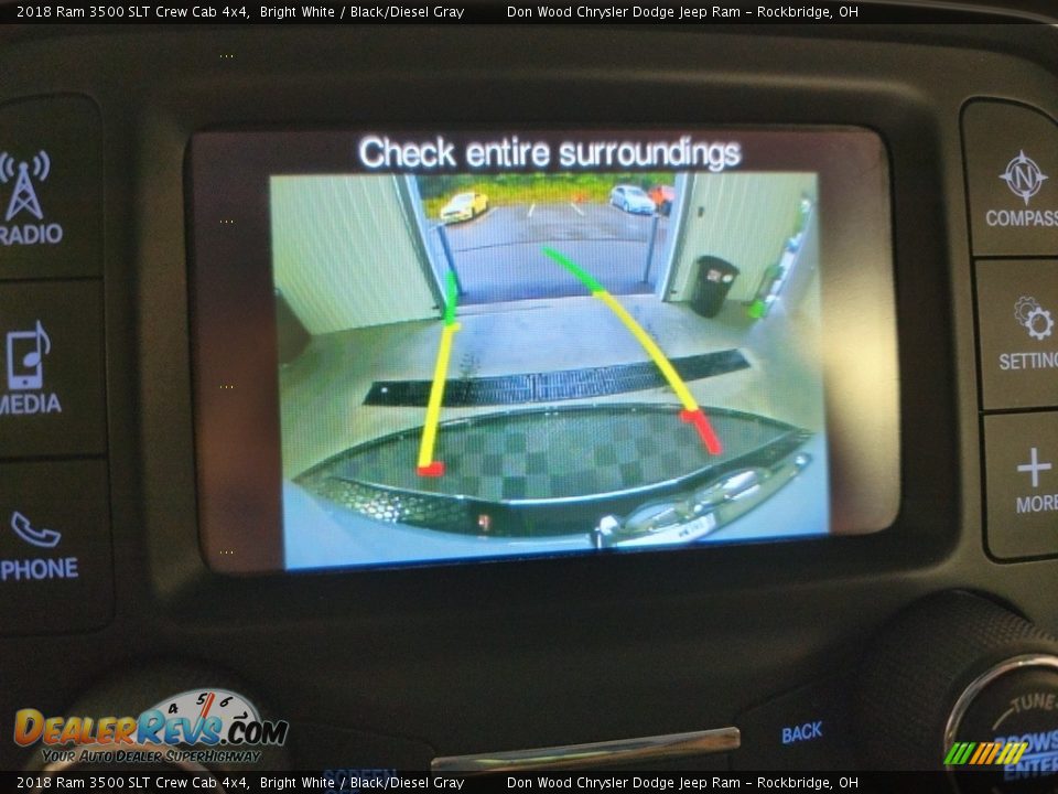 2018 Ram 3500 SLT Crew Cab 4x4 Bright White / Black/Diesel Gray Photo #33