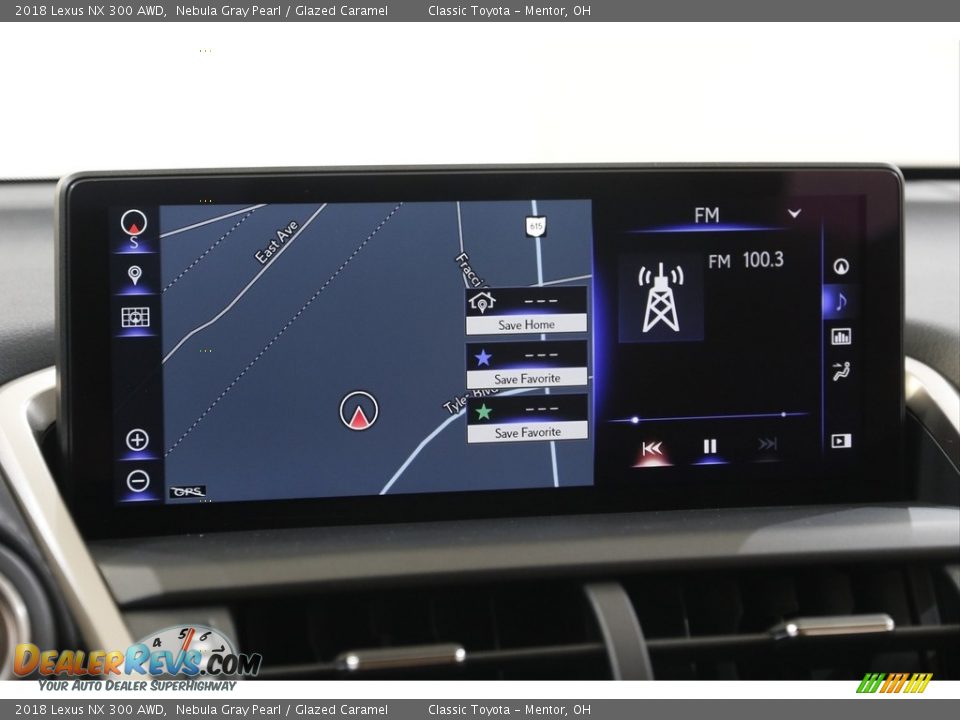 2018 Lexus NX 300 AWD Nebula Gray Pearl / Glazed Caramel Photo #10