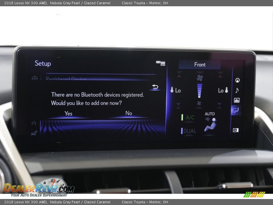 2018 Lexus NX 300 AWD Nebula Gray Pearl / Glazed Caramel Photo #12