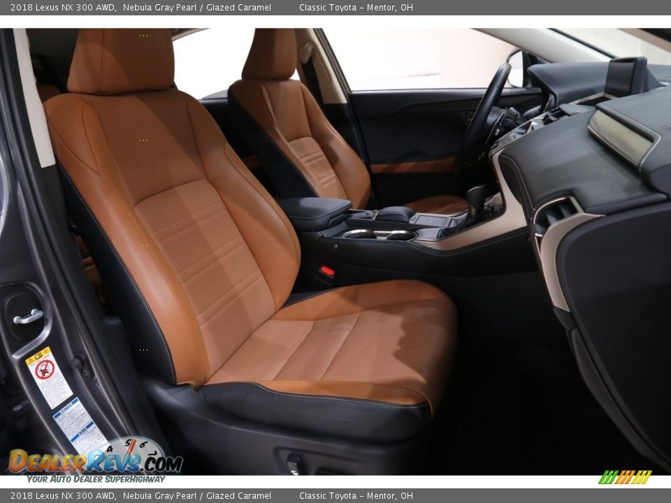 2018 Lexus NX 300 AWD Nebula Gray Pearl / Glazed Caramel Photo #16