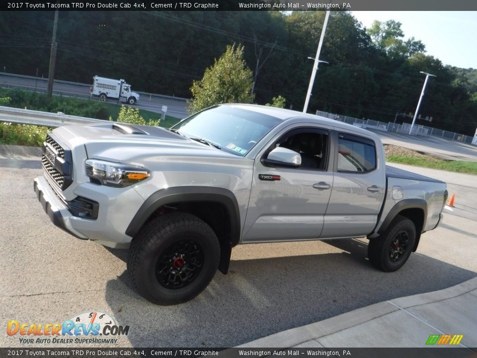 2017 Toyota Tacoma TRD Pro Double Cab 4x4 Cement / TRD Graphite Photo #16