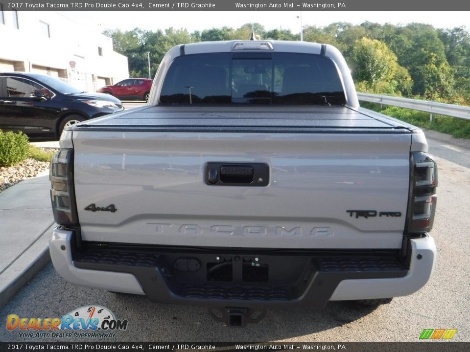 2017 Toyota Tacoma TRD Pro Double Cab 4x4 Cement / TRD Graphite Photo #17