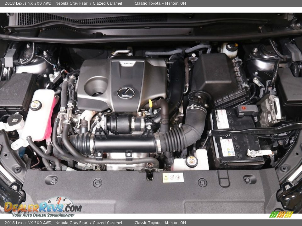 2018 Lexus NX 300 AWD Nebula Gray Pearl / Glazed Caramel Photo #20
