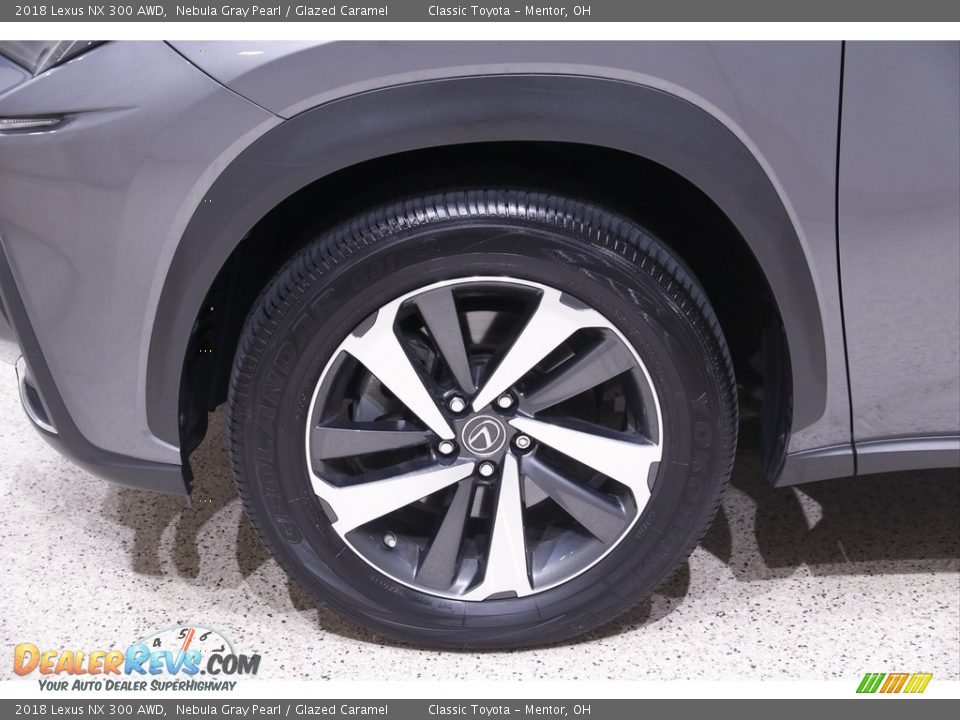 2018 Lexus NX 300 AWD Nebula Gray Pearl / Glazed Caramel Photo #21