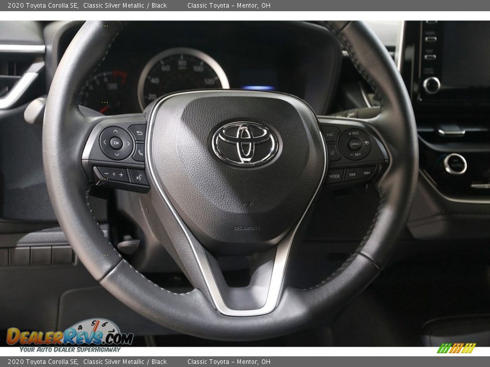 2020 Toyota Corolla SE Classic Silver Metallic / Black Photo #7