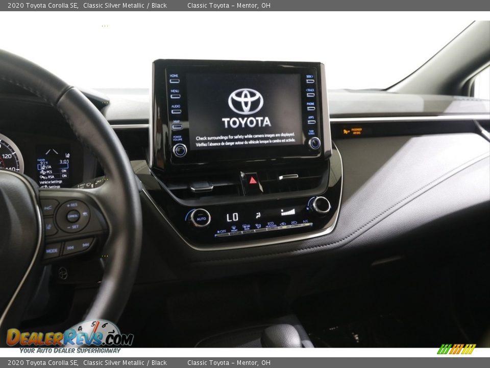 2020 Toyota Corolla SE Classic Silver Metallic / Black Photo #9