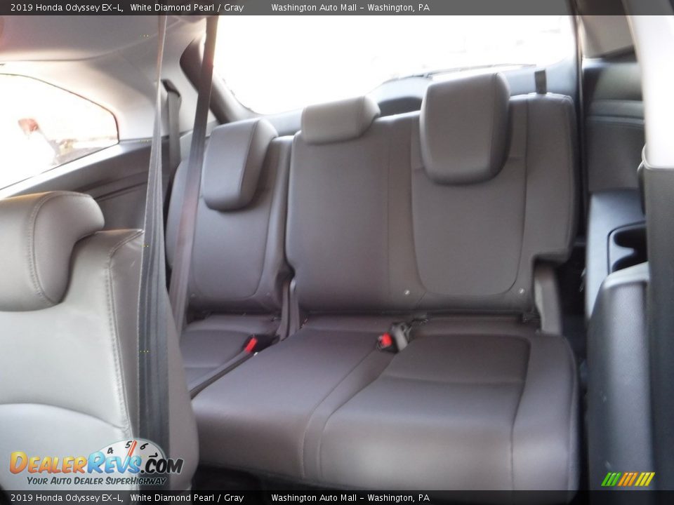 2019 Honda Odyssey EX-L White Diamond Pearl / Gray Photo #29