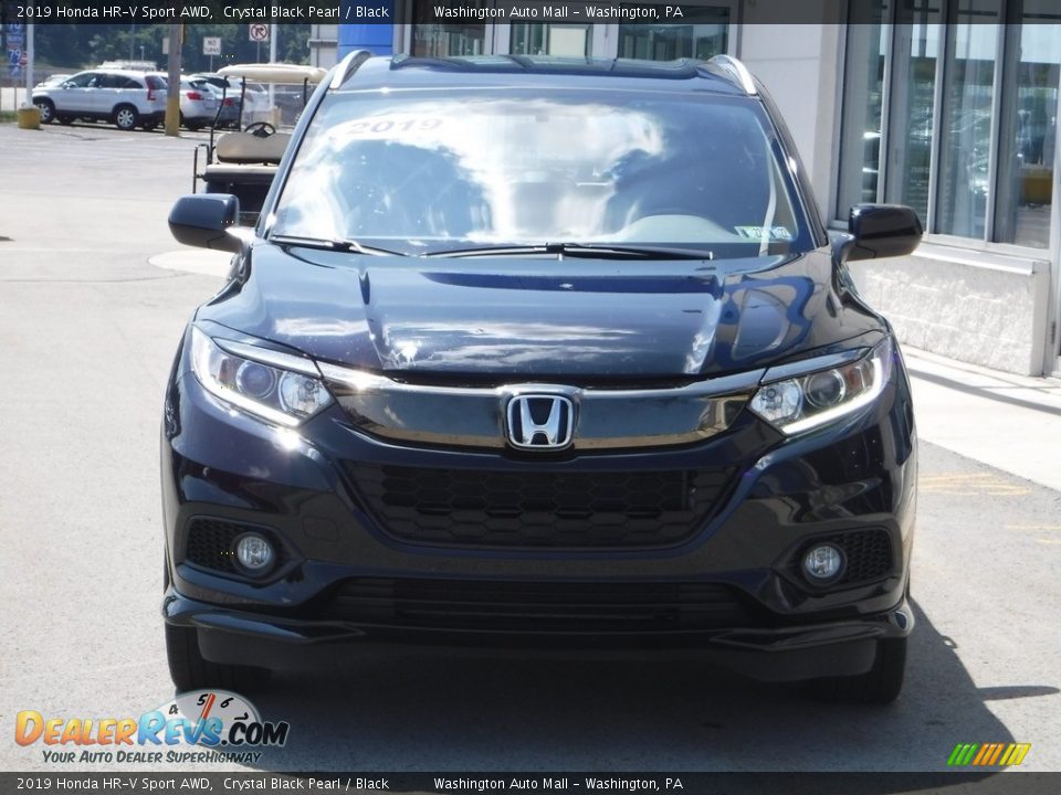 2019 Honda HR-V Sport AWD Crystal Black Pearl / Black Photo #4